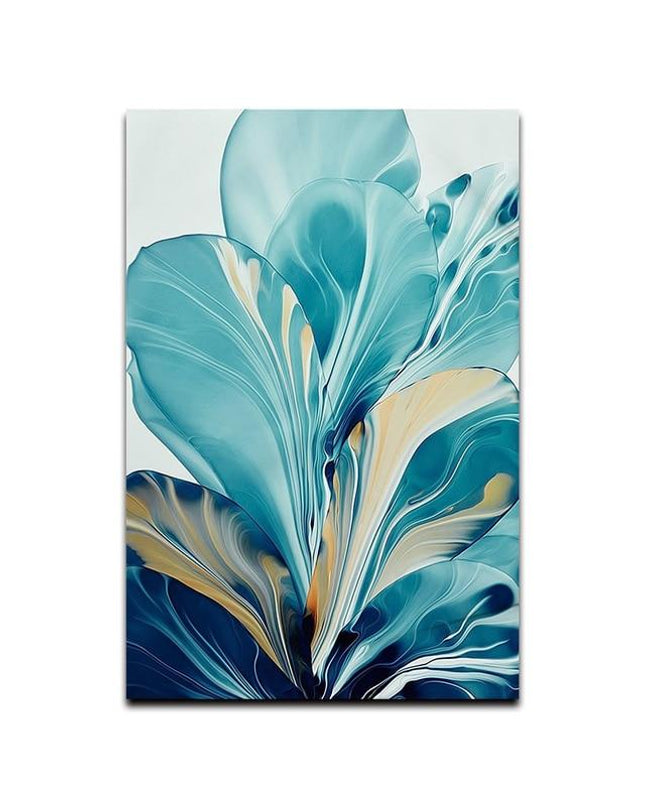 Blatt Spritzer Leinwand