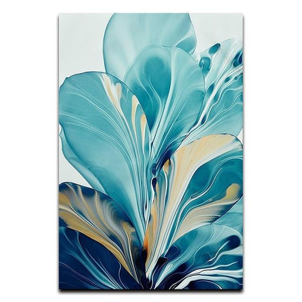 Blatt Spritzer Leinwand