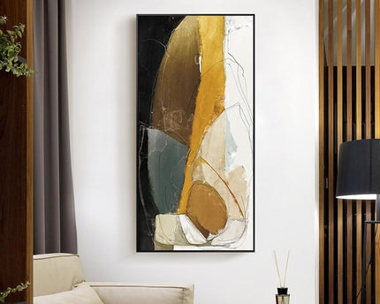 Geometrisches Abstraktes Leinwandbild