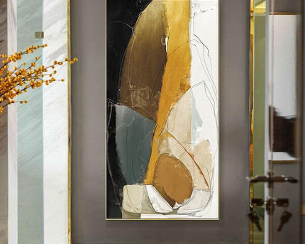 Geometrisches Abstraktes Leinwandbild