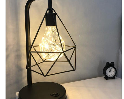 Retro Eisenlampe