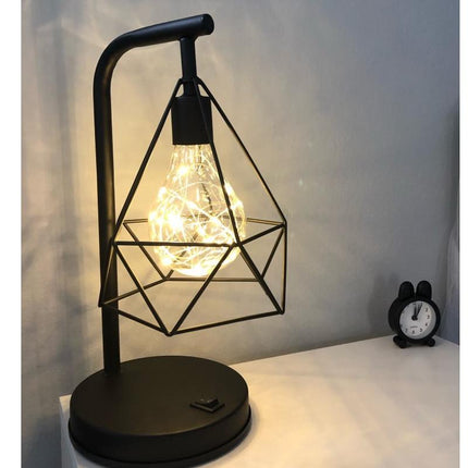 Retro Eisenlampe