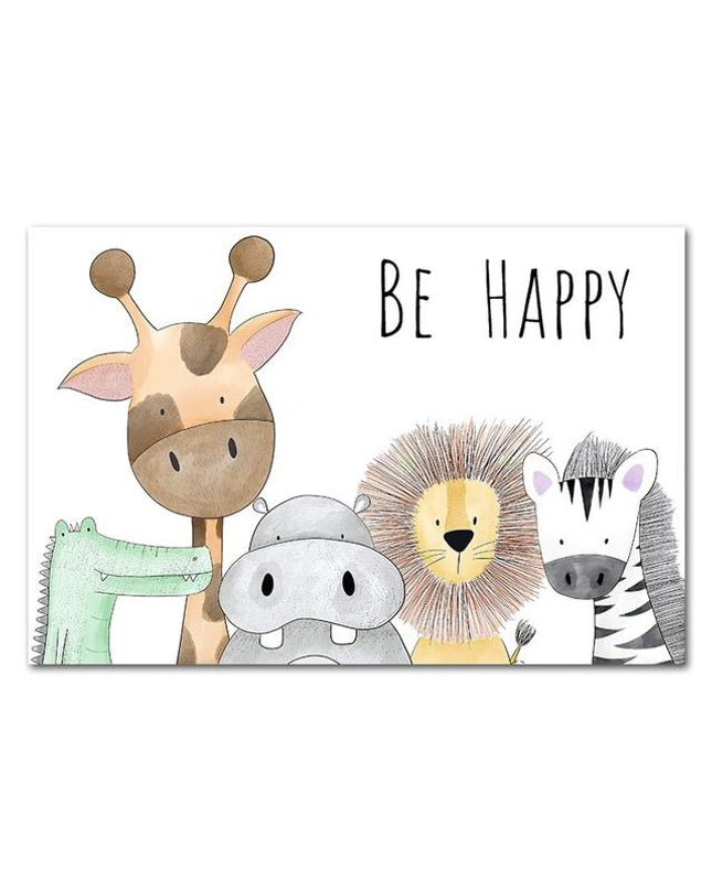 Be Happy Leinwand