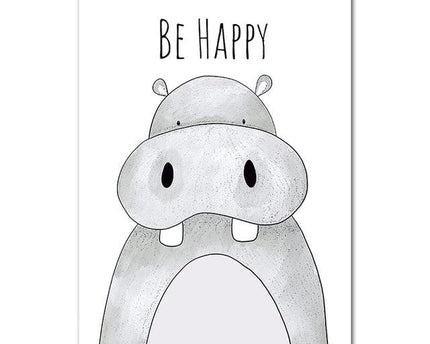 Be Happy Leinwand