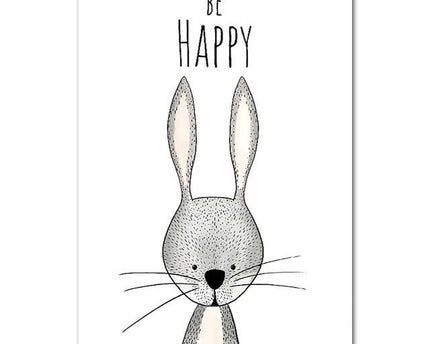 Be Happy Leinwand