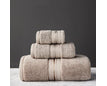 Beige / 3-teiliges Handtuchset